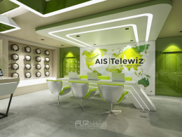 ออกแบบ ผลิต และติดตั้งร้าน : ร้าน AIS Telewiz @กรมหลวงชุมพร